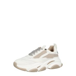 STEVE MADDEN Sneaker low 'Possess-3' maro cămilă / alb