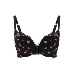 GUESS Sutien 'VIVIAN' verde / roz deschis / negru