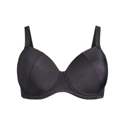 Swim by Zizzi Sutien costum de baie 'SBLOOM' negru