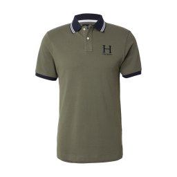 Hackett London Tricou albastru închis / verde
