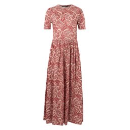 Weekend Max Mara Rochie 'FASCINO' roșu burgundy / alb