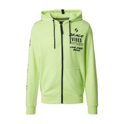 CAMP DAVID Hanorac verde neon / negru