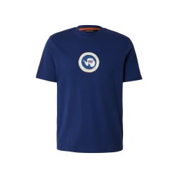 NAPAPIJRI Tricou 'PHOS' culoarea pielii / albastru închis / roșu / alb