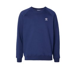 ADIDAS ORIGINALS Bluză de molton 'Trefoil Essentials' bleumarin