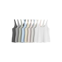 The Set Top 'Essential' albastru deschis / gri / gri închis / alb