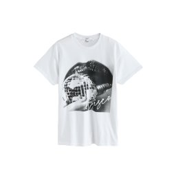 Next Tricou gri metalic / negru / alb