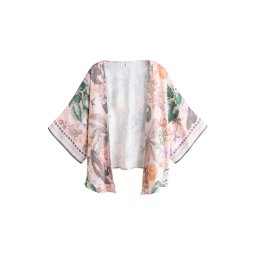 Next Chimono culoarea pielii / verde / rosé