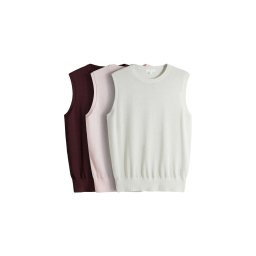 The Set Vestă gri deschis / roz deschis / roșu burgundy
