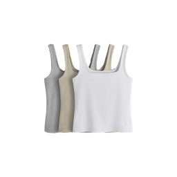 The Set Top gri / verde / alb