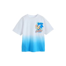 Next Tricou 'Sonic' bej / albastru / albastru deschis / alb