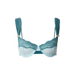 WILD LOVERS Sutien 'FLORIANE' turcoaz / albastru aqua