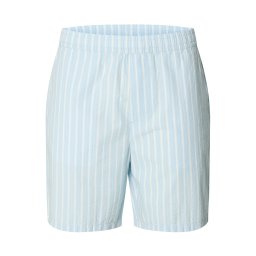 SELECTED Pantaloni 'SLHSTUART' albastru pastel / alb