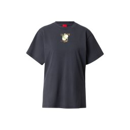 HUGO Tricou 'Vintage' galben deschis / verde / portocaliu deschis / negru