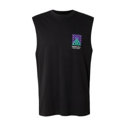 RIP CURL Tricou albastru aqua / mov lavandă / negru