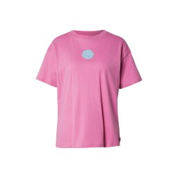 RIP CURL Tricou 'ICONS OF SURF' albastru deschis / roz