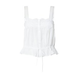 Abercrombie & Fitch Bluză alb