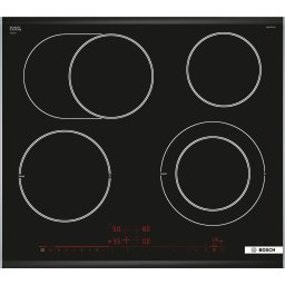 Plita radianta Bosch PKN675DP1D 4 zone de gatit 60 cm seria 8 Negru