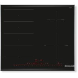 Plita cu inductie Bosch PXE675DC1E 4 zone de gatit 60 cm seria 8 Negru