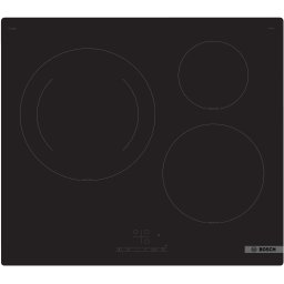 Plita cu inductie Bosch PUJ61RBB5E 3 zone de gatit 60 cm seria 4 Negru