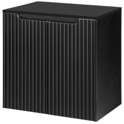 Dulap baie suspendat Skelbolu cu 2 usi, 60x40 cm, negru