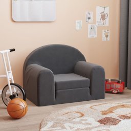Canapea extensibila pentru copii, antracit, plus moale GartenMobel Dekor