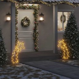 Decoratiune meteorit cu lumini de Craciun/tarusi 115 LED 89 cm GartenMobel Dekor