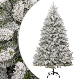 Brad de Craciun artificial cu balamale si zapada, 300 cm GartenMobel Dekor