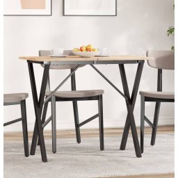 Picioare masa de sufragerie X-Frame 80x40x73 cm Oţel GartenMobel Dekor