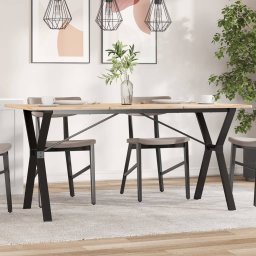 Picioare masa de sufragerie Y-Frame 140x60x73 cm Oţel GartenMobel Dekor