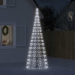 Pom de Craciun LED 550 LED-uri Alb Rece 300 cm GartenMobel Dekor