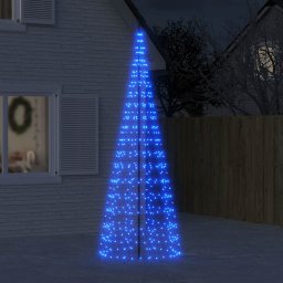 Pom de Craciun LED 550 LED-uri Albastru 300 cm GartenMobel Dekor