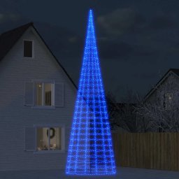 Pom de Craciun LED 3000 LED-uri Albastru 800 cm GartenMobel Dekor