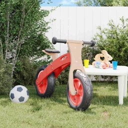 Bicicleta echilibru pentru copii, cauciucuri pneumatice, rosu GartenMobel Dekor