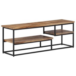 Comoda TV, 110x30x39 cm, lemn masiv de tec reciclat GartenMobel Dekor