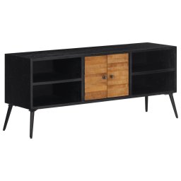 Comoda TV, 112x31x45 cm, lemn masiv de tec reciclat GartenMobel Dekor
