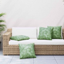 Perne decorative Frunza 4 pcs Model cu frunze 40 x 40 cm GartenMobel Dekor