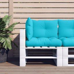 Perne pentru paleti, 3 buc., turcoaz, tesatura oxford GartenMobel Dekor