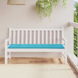 Perna de banca de gradina, turcoaz, 150x50x4 cm, textil oxford GartenMobel Dekor