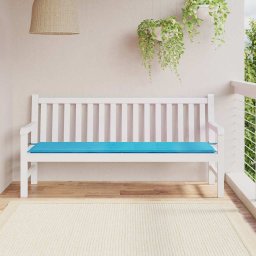 Pad pentru Banca Simplu Turcoaz 150 x 50 x 3 cm Material Oxford GartenMobel Dekor
