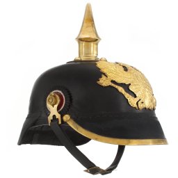 Casca prusaca germana replica antichizata joc de rol negru otel GartenMobel Dekor
