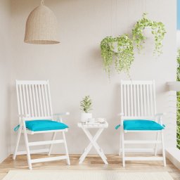 Perne de scaun, 2 buc., turcoaz, 50x50x7 cm, textil oxford GartenMobel Dekor