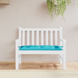 Perna banca de gradina, turcoaz, 100x50x7 cm, material oxford GartenMobel Dekor