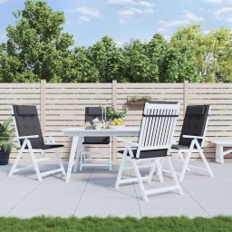 Perne scaun cu spatar înalt 4 buc, antracit, tesatura Oxford GartenMobel Dekor