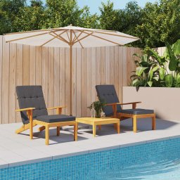 Perne scaun de terasa, 2 buc, antracit, tesatura Oxford GartenMobel Dekor