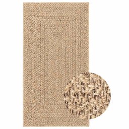 Covor ZIZUR aspect iuta, 80x150 cm, pentru interior si exterior GartenMobel Dekor