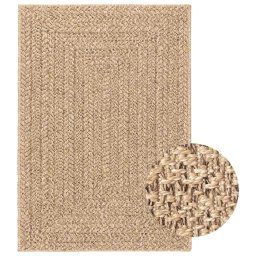 Covor ZIZUR aspect iuta 160x230 cm, pentru interior si exterior GartenMobel Dekor