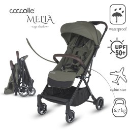 Carucior sport cu pliere automata Coccolle Melia Sage Shadow