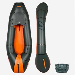 Caiac gonflabil Packraft 500 TPU râu 1 loc PR500 fermoar etanș
