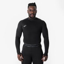 Bluză termică pentru fotbal, mânecă lungă, Keepdry Club negru unisex
