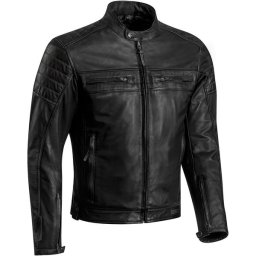 Geaca moto SM Racewear Colt - Piele naturala, Protectii CE (umeri coate spate), Captuseala detasabila, Ventilatie pe brate si spate, Fermoare metalice